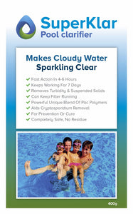 SuperKlar Swimming Pool, Hot Tub & Spa Clarifier